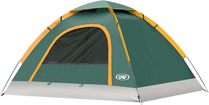 UNP Camping Tent 2/3/4/6 Person Dome Tent, Easy to Set Up for Camping, Lightweight Camping Tent, Portable Camping Tent for Outdoor and Backpacking Beaches