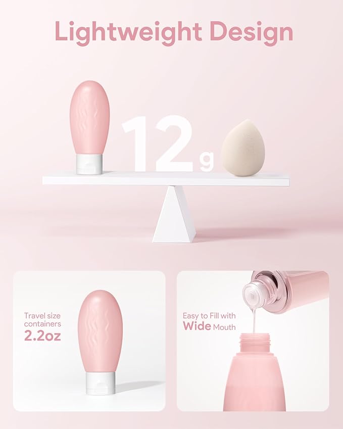 Toiletry bag for women with travel size containers set, hanging toiletry bag for full Size toiletries, Skincare, Shampoo, Makeup Cosmetic Bag Travel Organizer, Water-resistant toiletry bag