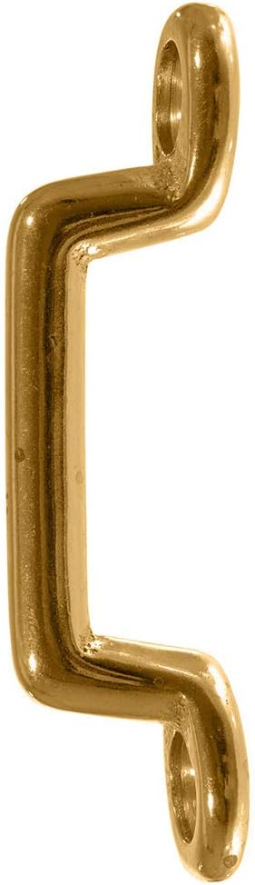 Paracord Planet Solid Brass 1 Inch Footman Loop – Many Utility Uses – Webbing – Kayak/Canoe Rigging – Multiple Pack Options Available