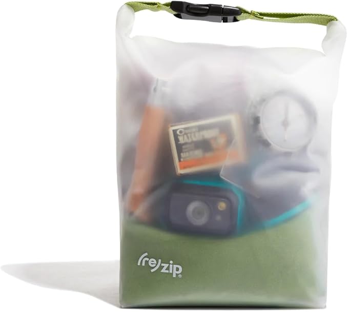 (re)zip Travel Adventure Roll Top Water-Resistant Lightweight Dry Bag | Multi-Purpose Dry or Wet Storage for Travel, Swimming, Boating, & Camping