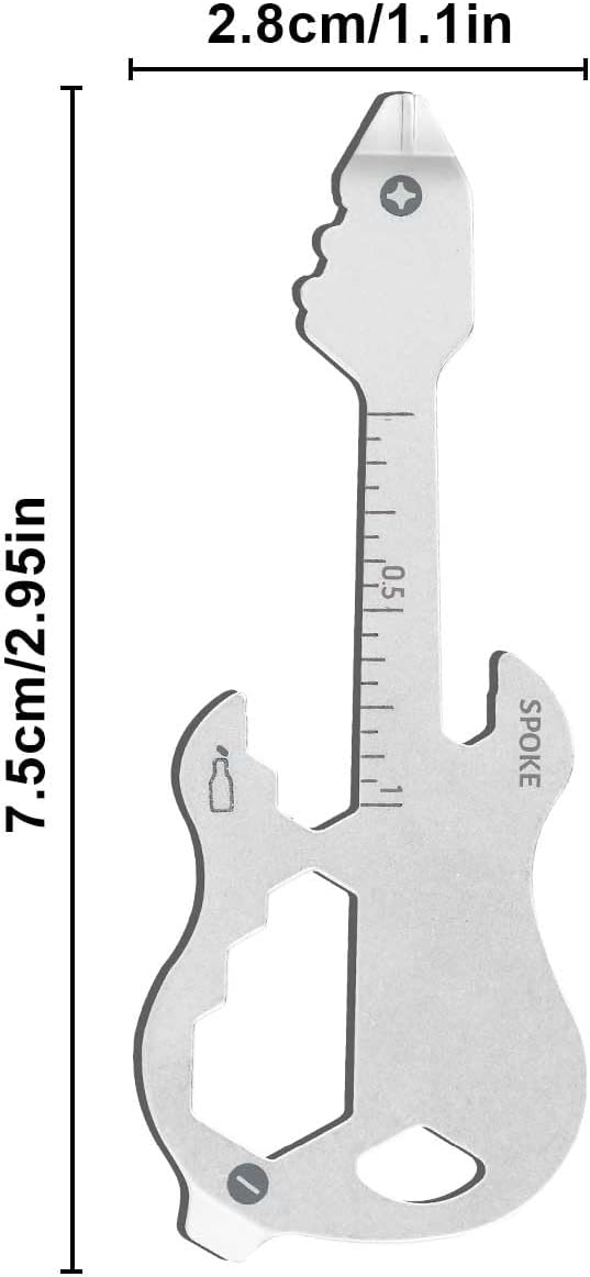 12 in 1 Keychain Multi-tool, Gifts for Men Boyfriend Dad, Father's Day Birthday Gifts, Mini EDC gadgets Tool Gear Bottle Opener for Camping Survival