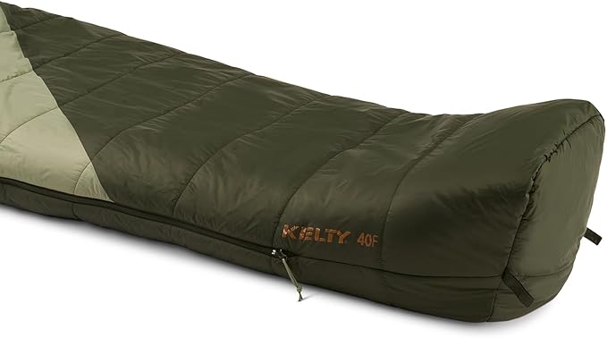 Kelty Cosmic Synthetic Fill 40 Degree Backpacking Sleeping Bag with Compression Straps, Compact and Lightweight, 2022