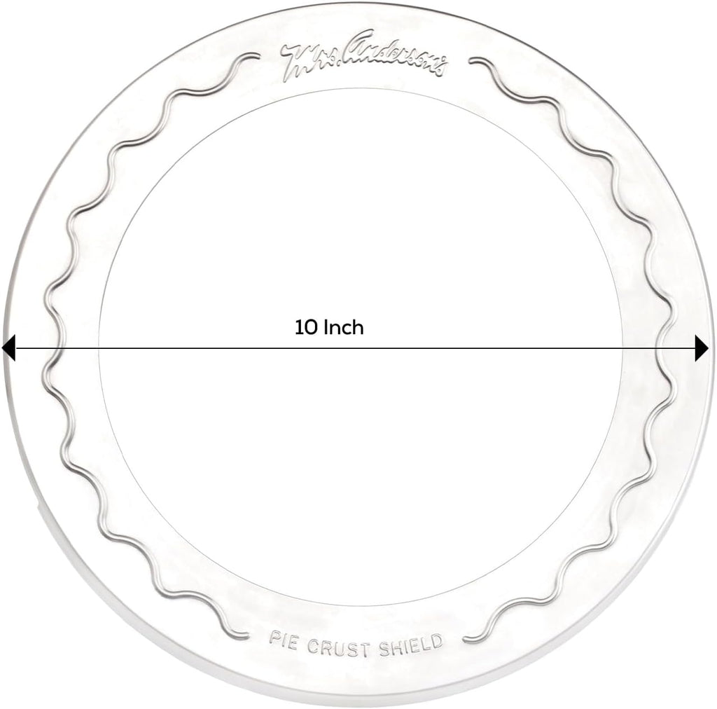 Mrs. Anderson's Baking Pie Crust Protector Shield, Fits 9.5-Inch and 10-Inch Pie Plates