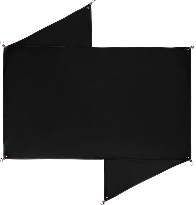 REDCAMP 2 Person Ultralight Tent Footprint with Extra Vestibule Storage Cloth, PU 2000 Waterproof Camping Tent Tarp with Carrying Bag to Elevate Your Camping, Hiking, Backpacking, Hammock Experience