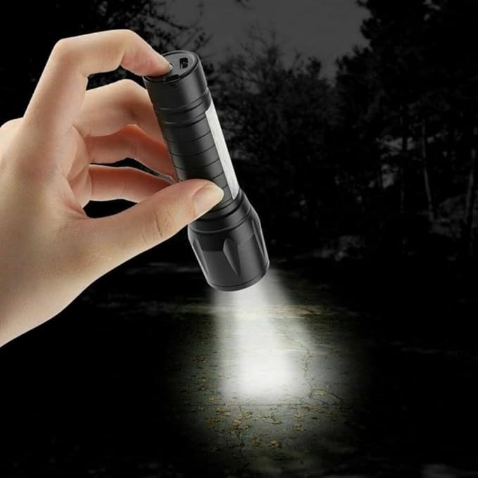 Mini USB Charging LED Flashlight Portable Strong Lights Zoom Torch Outdoor Camping Lamps Lantern Waterproof Flashlights (2)