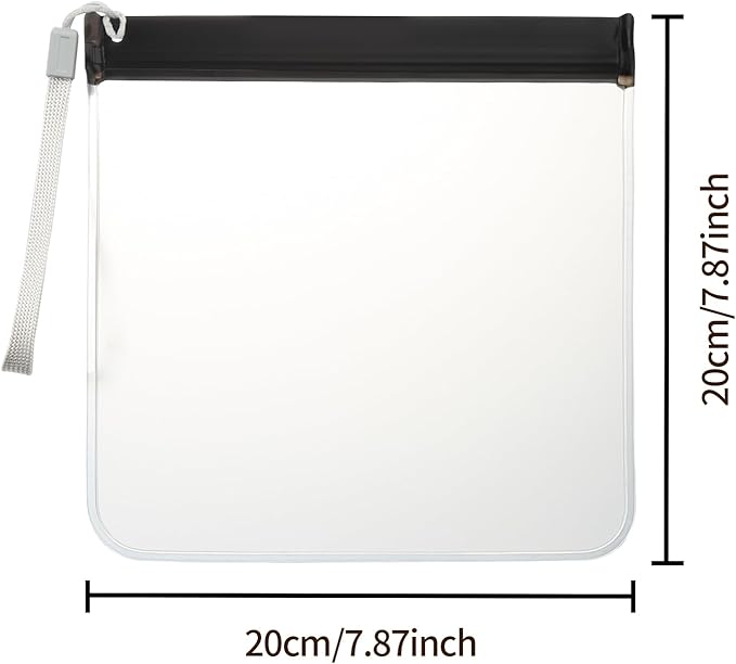 Clear Toiletry Bag, 4 Pack TSA Approved Security Travel Toiletry Bag Carry on Travel Accessories Bag Airport Airline Quart Size Bags Water Repellent Makeup Cosmetic Bag for Women