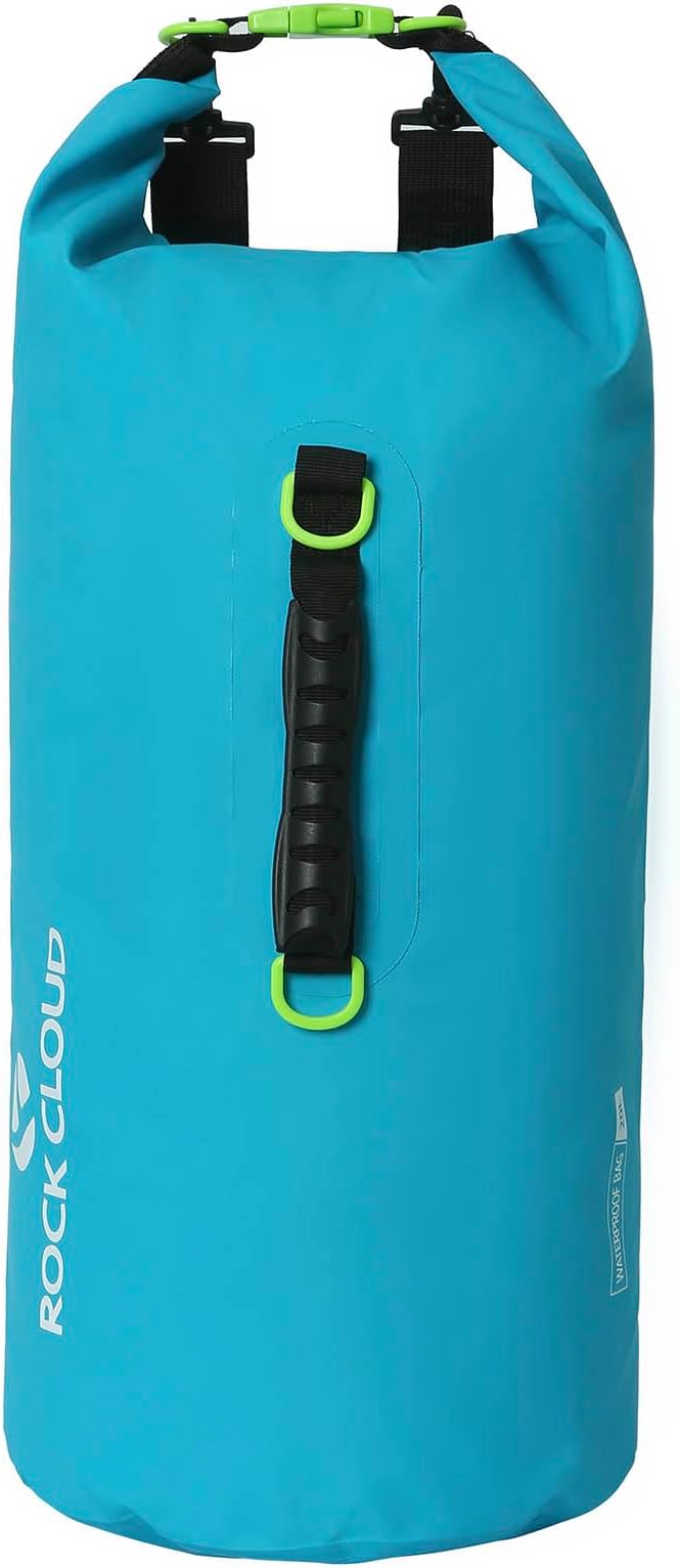 ROCK CLOUD Dry Bag Waterproof 20L Dry Sack for Kayaking Rafting Boating Beach Surfing Swimming Canoe Camping Hiking Fishing Ski