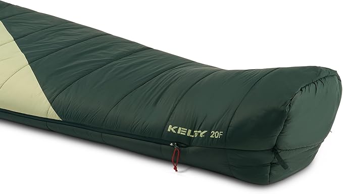 Kelty Cosmic Synthetic Fill 20 Degree Backpacking Sleeping Bag – Compression Straps, Stuff Sack Included
