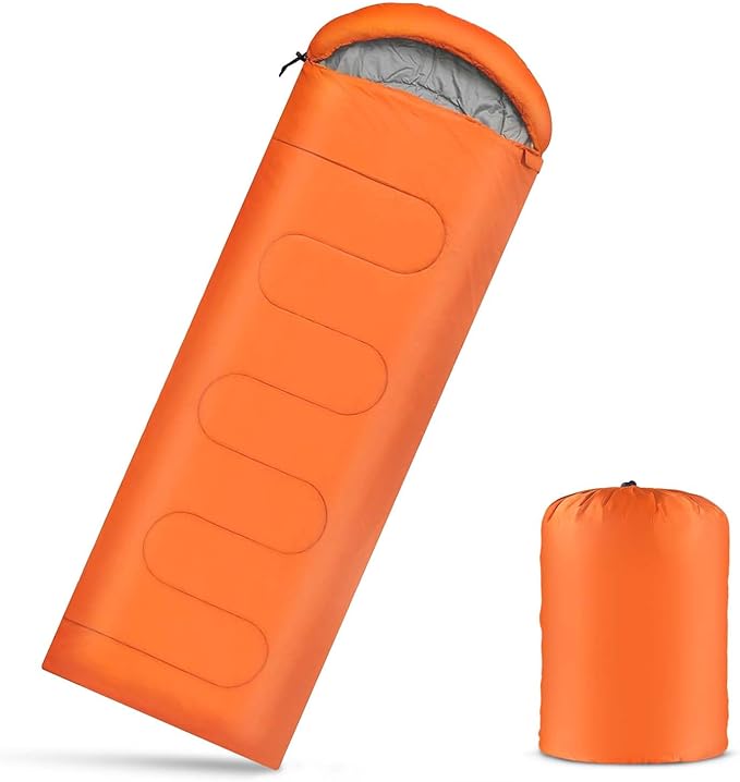 OBTANIM Camping Sleeping Bags Portable Waterproof Sleeping Bag for Adults Kids 4 Seasons Winter, Fall, Spring, Summer Backpacking Hiking Camping Mountaineering Indoor Outdoor Use