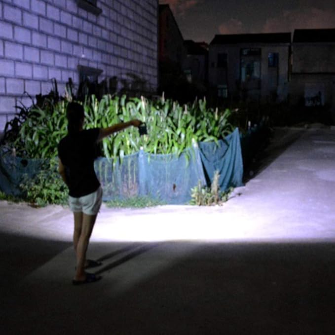 BESPORTBLE 2pcs COB LED Portable Spotlight Searchlight Outdoor Camping Light Mini Lantern Handheld Work Light Flashlight for Camping Lawn Without Battery (Green)