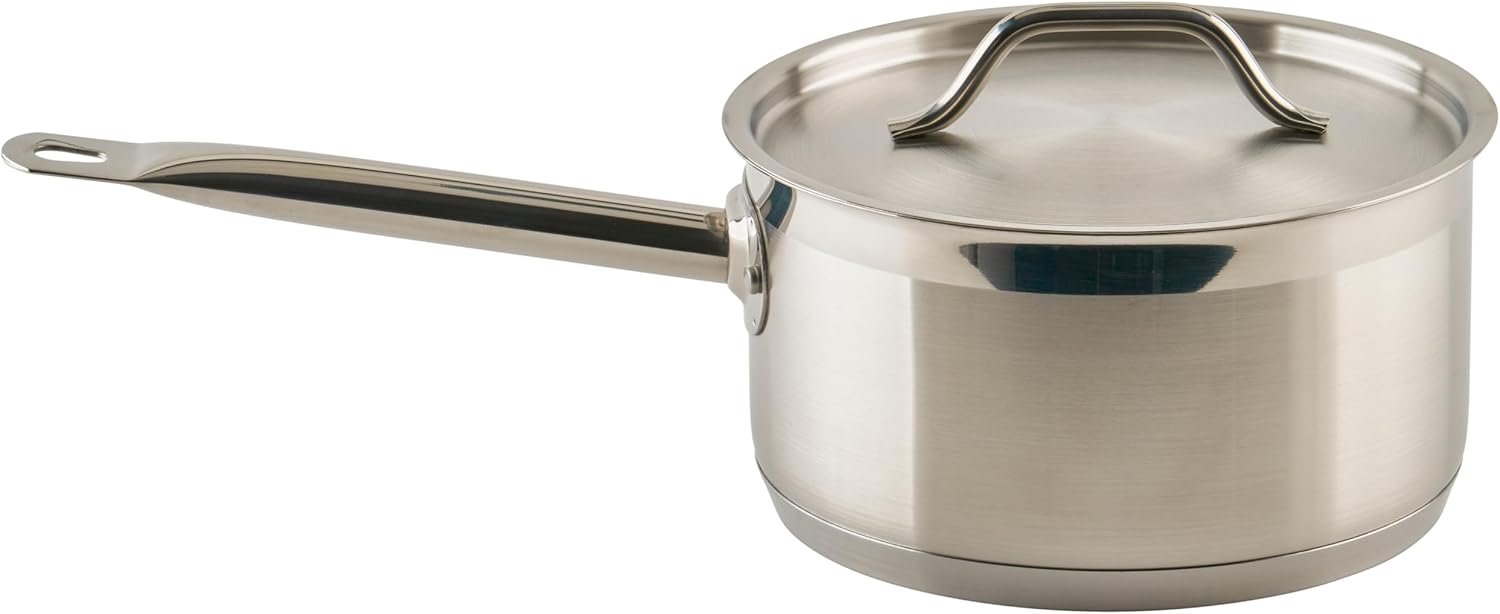 Winware Stainless Steel 3 Quart Sauce Pan with Cover