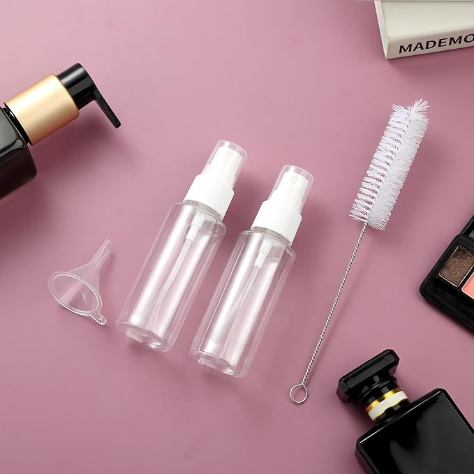 16 Pack Travel Bottles for Toiletries, Large 6oz Silicone Travel Containers jar for Toiletries, Leak Proof Refillable Liquid Shampoo And Conditioner Travel Essentials toiletry Bottles