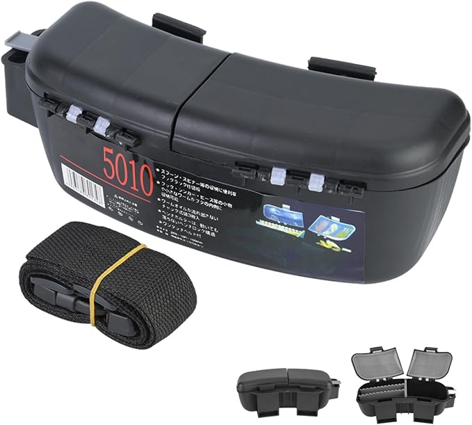 Niiyen Fishing Waist Bag, Portable Multi-Functional Fishing Tackle Organizer Box Waist Bag, for Lures Baits Hook, Fishing Bait Waist Fishing Bait Waist Box, Fishing Gear