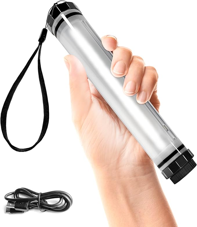SunJack LightStick – Waterproof Rechargeable Light with Power Bank, Hiking, Backpacking and Camping Essentials Gear Accessories, Emergency Survival and Hurricane Preparedness Items Supplies