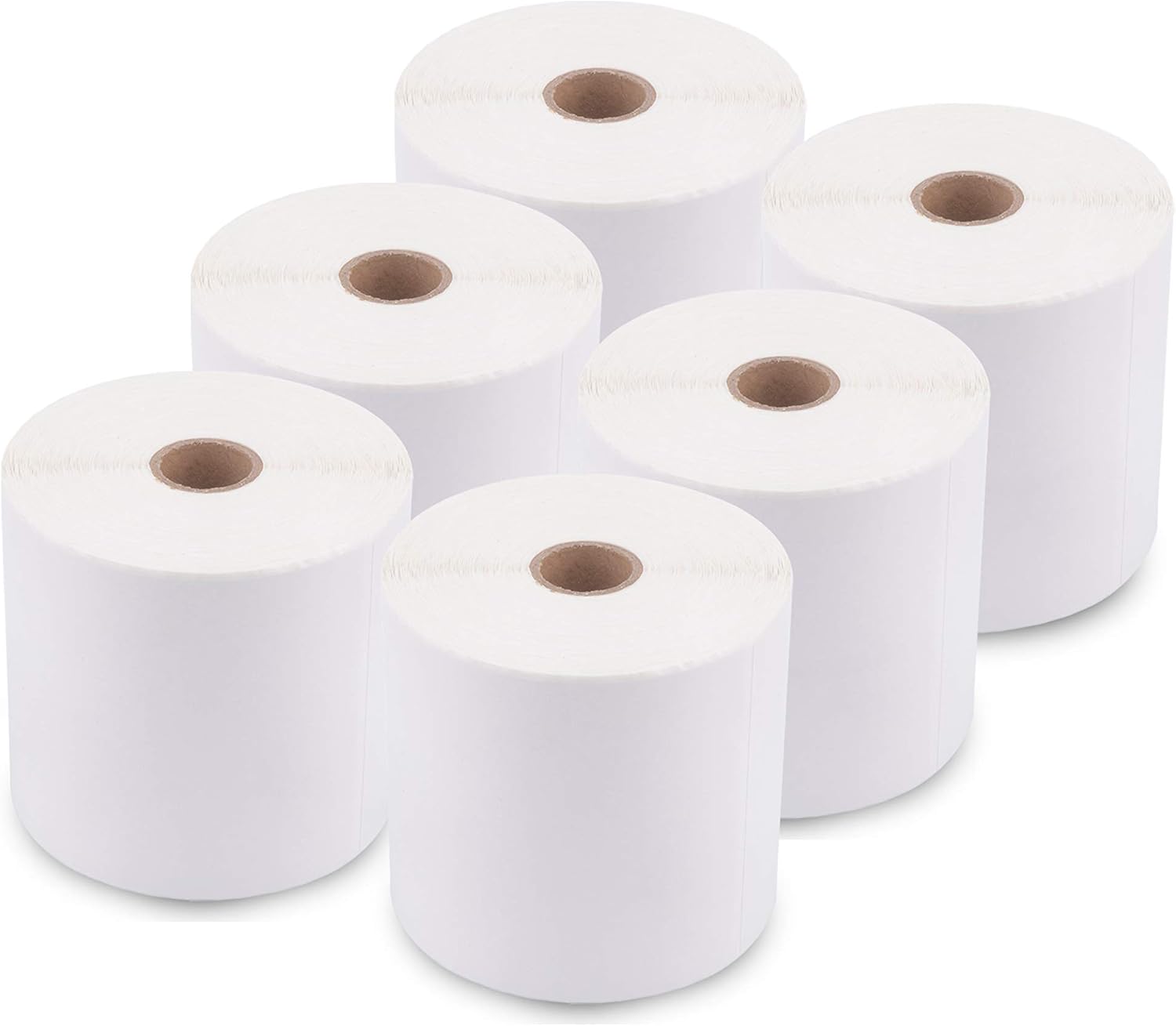 enKo (6 Rolls, 2,700 Labels) 4 x 6 Direct Thermal Address & Shipping Labels Compatible for Zebra 2844 ZP-450 ZP-500 ZP-505, Rollo, Eltron, Neatoscan