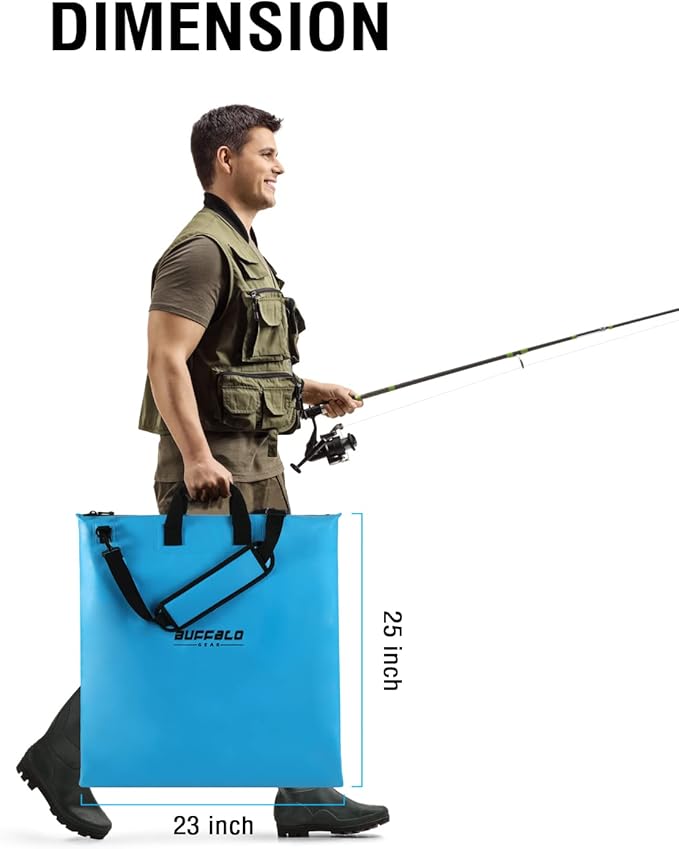 Buffalo Gear Fish Bag with Airtight Waterproof Zipper