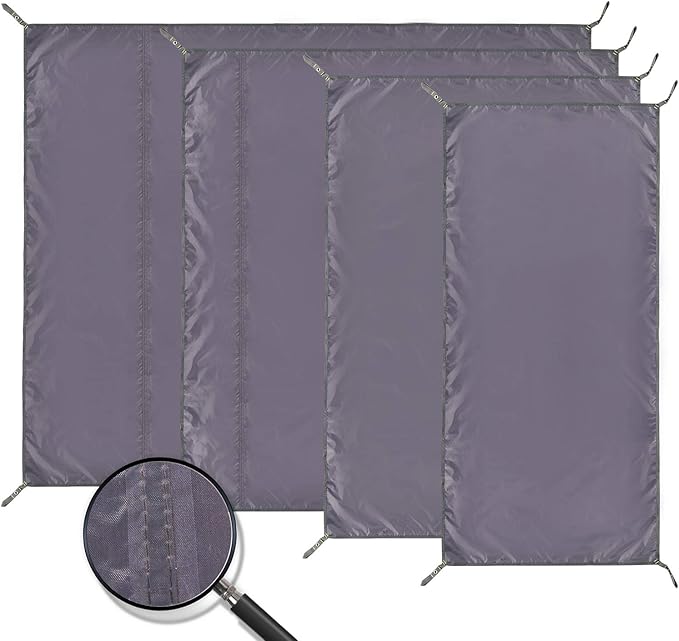 REDCAMP Waterproof Camping Tent Tarp - 36"x83", 4 in 1 Multifunctional Tent Footprint for Camping, Hiking and Survival Gear, Lightweight and Compact