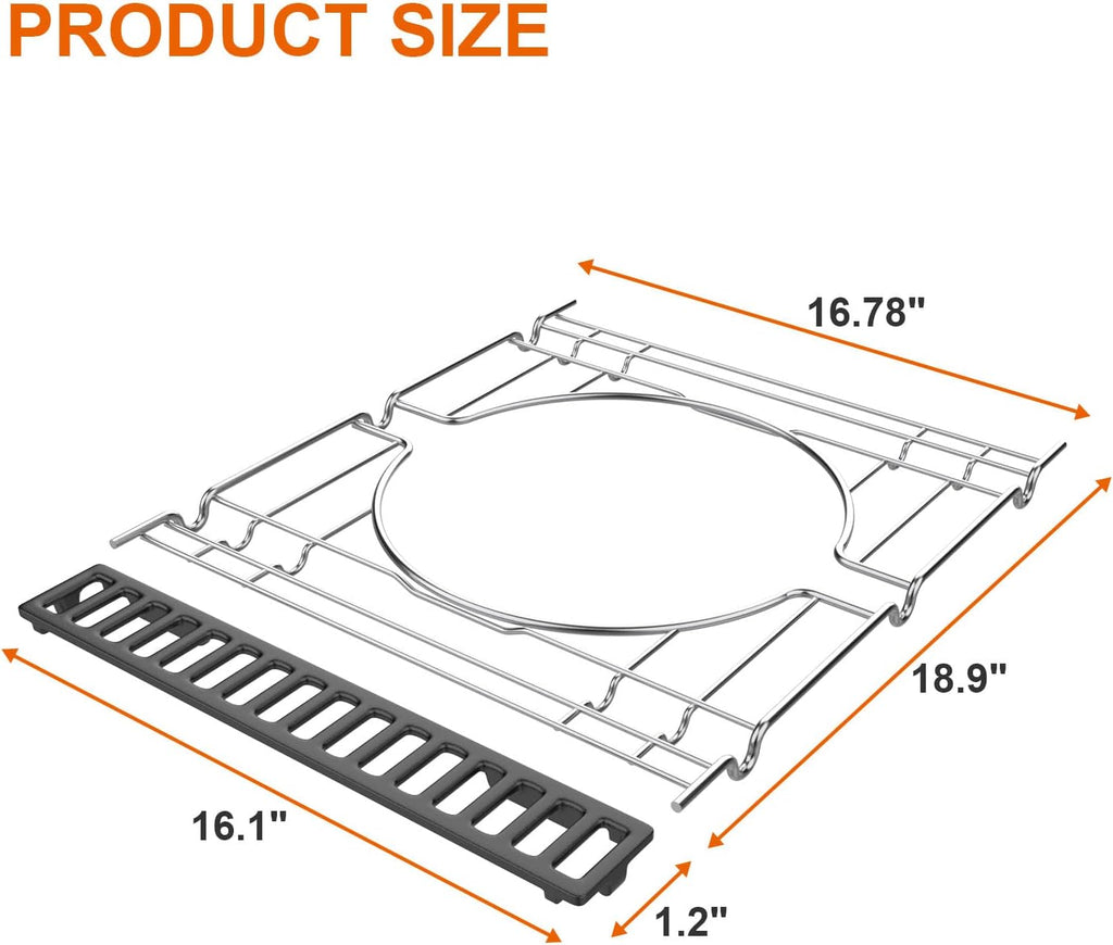 DELSbbq 7677 Frame Kit for Weber Crafted Genesis Grills, Replacement for Weber Genesis II 300/400 Series Genesis 2022 SX-325S S-325S E-325S EX-325S Grill, Perfect for Weber Genesis 2016 and Newer