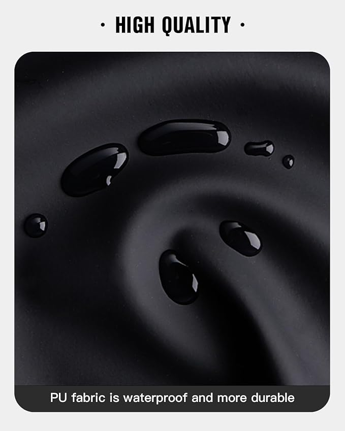 EACHY Travel Toiletry Bag with Hanging Hook, Portable Makeup Cosmetic Bags for Women, Water-Resistant Full-Size Travel Accessories (Black)