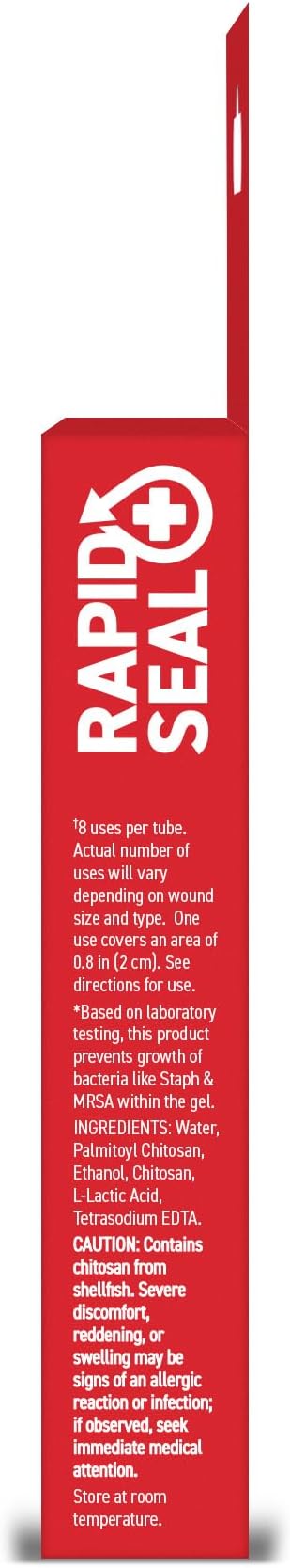 Wound Gel (5 Tubes) | Stops Bleeding in Seconds, Ideal for Cuts, Scrapes and Razor Nicks for Emergency First Aid Supplies