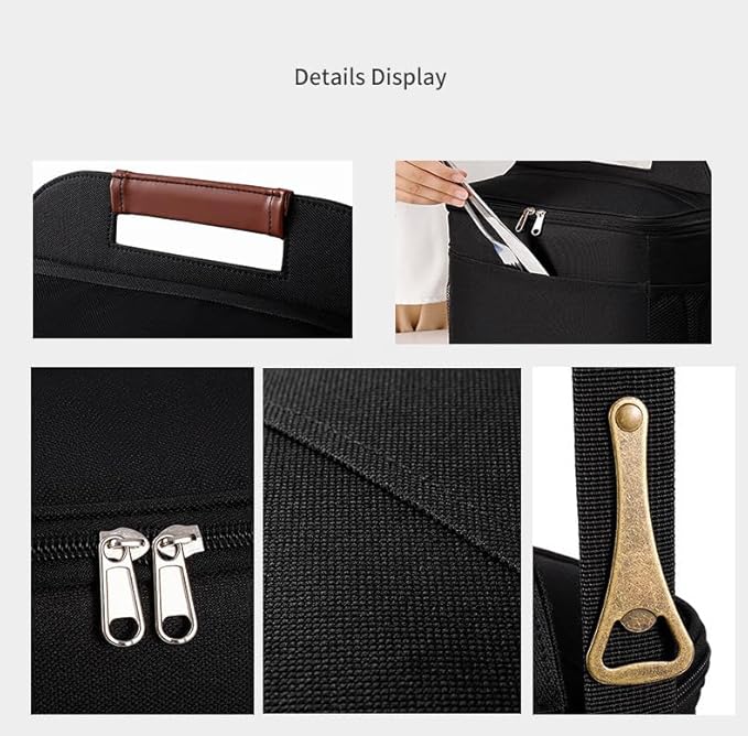 24-Can Insulated Lunch Bag for Women & Men - Large Soft Cooler Box with Leakproof Design, Lightweight Thermal Tote for Work, Travel, Picnic, Camping (Mint Green)