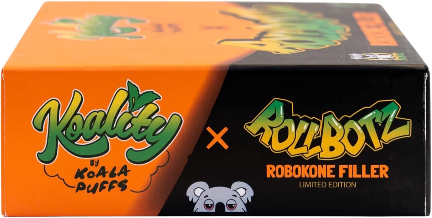 Wakit Koala Rollbotz RoboKone Filler Ball and Chain Grinder Mill with Funnel - USB Rechargeable Grinder