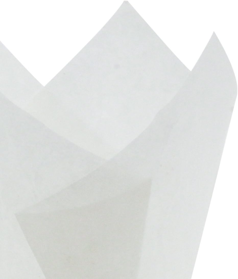 White Tulip Baking Cups, Mini Size, Pack of 125