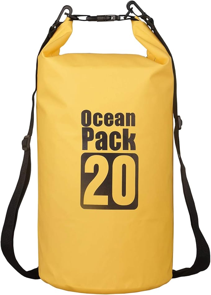 2L/3L/5L/10L/15L/20L/30L 500D Tarpaulin Heavey-Duty PVC Water Proof Dry Bag Sack for Kayaking/Boating/Canoeing/Fishing/Rafting/Swimming/Camping/Snowboarding