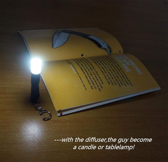 Mini Keychain Flashlight AAA Small Bright Pocket Light 150 Lumens 3 Modes Multipurpose Hatlight Camplight Tablelight for Everyday EDC Reading Walk Emergency Parents Kids Gift