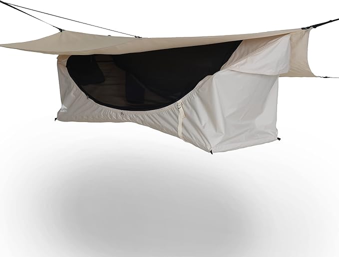 Haven Tents Lay Flat Hammock Tent - Waterproof Tent & Camping Hammock with Mosquito Net - Includes Insulated Pad and Rainfly - Haven Tent, Haven XL, Haven Safari