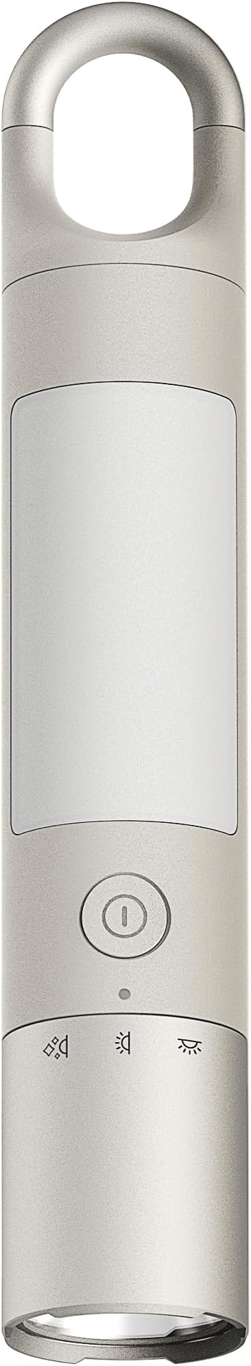 HOTO Flashlight Duo, USB-C Rechargeable, Dual Light Source, Colorful Ambient Light, SOS & Strobe, 1000 Lumens, Multifunctional Hanger, Magnetic Absorption, 65h Long-Lasting