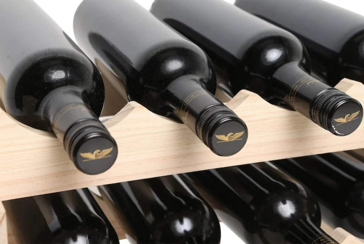 120 Bottle Wine Rack Dark Stain