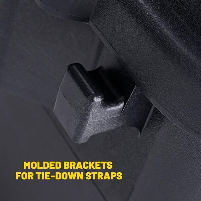 Plano Sportsman's Trunk, Medium 3 Pack, Black, Lockable Storage Box, Medium Storage Bins for Indoor and Outdoor Spaces, Easy to Carry, Secure and Transport, Airline Friendly