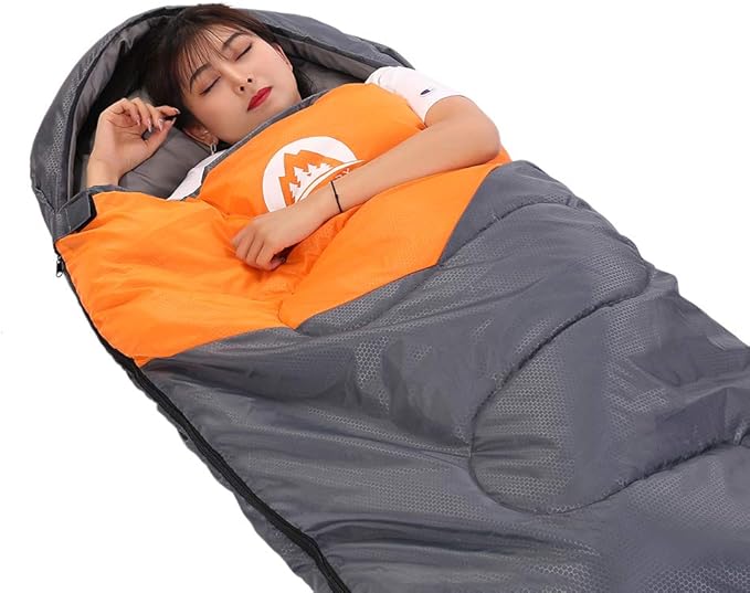 SWTMERRY Sleeping Bag 3 Seasons (Summer, Spring, Fall) Warm & Cool Weather - Lightweight,Waterproof Indoor & Outdoor Use for Kids, Teens & Adults for Hiking and Camping