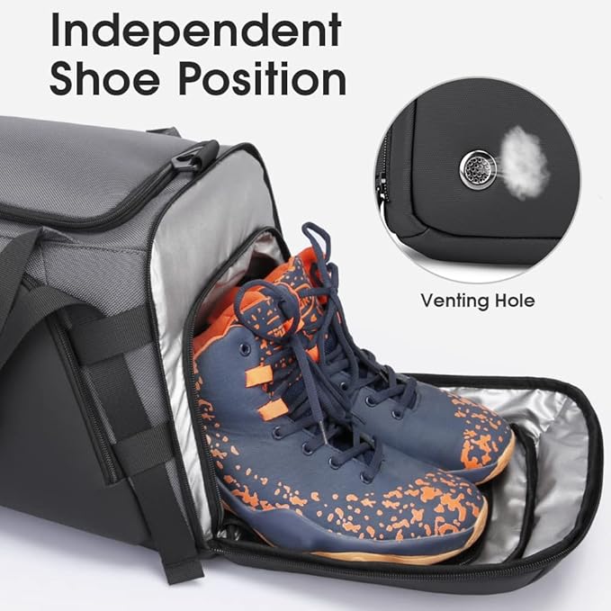 BANGE Gym Sports Duffel Backpack for Man & Women…