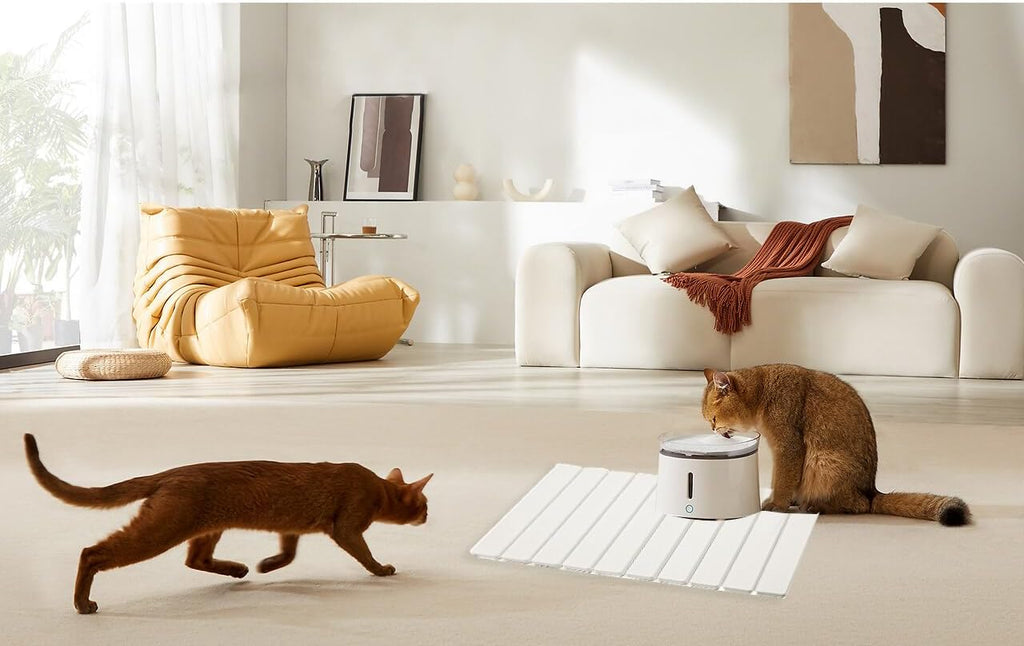 Stone Drying Mat for Kitchen Counter, Large Stone Dish Drying Mats Foldable, Ultra Absorbent Diatomaceous Earth Mats for Kitchen Dishes Bottles Cups Bathroom, 24x16 Inch (White drying mat, Large)