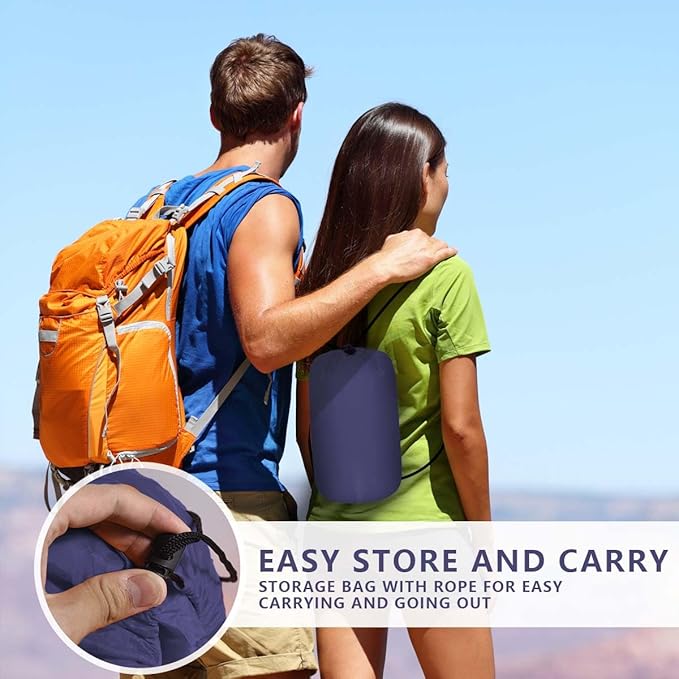 OBTANIM Camping Sleeping Bags Portable Waterproof Sleeping Bag for Adults Kids 4 Seasons Winter, Fall, Spring, Summer Backpacking Hiking Camping Mountaineering Indoor Outdoor Use