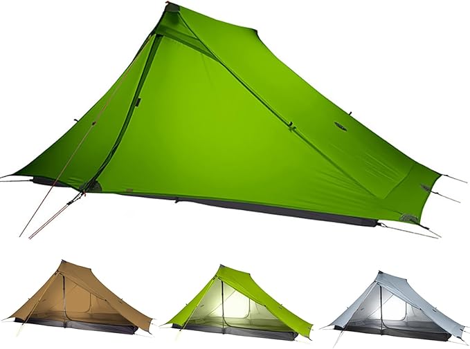 3F UL Gear Lanshan PRO Lanshan Ultralight Tent 4 Season Backpacking Tent for 2 Person, Waterproof Professional Tents for Camping, Trekking, Kayaking, Climbing, Hiking