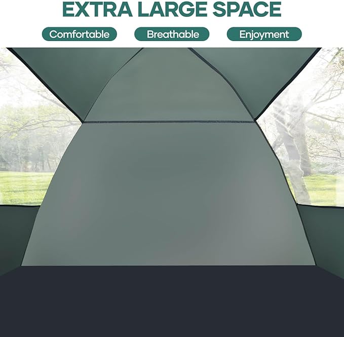 2-3 Person Camping Tent, Tents for Camping with Removable Rainfly, Family Dome Easy Set Up Tent, Lightweight Tent for Camping, Traveling, Hiking, Outdoor