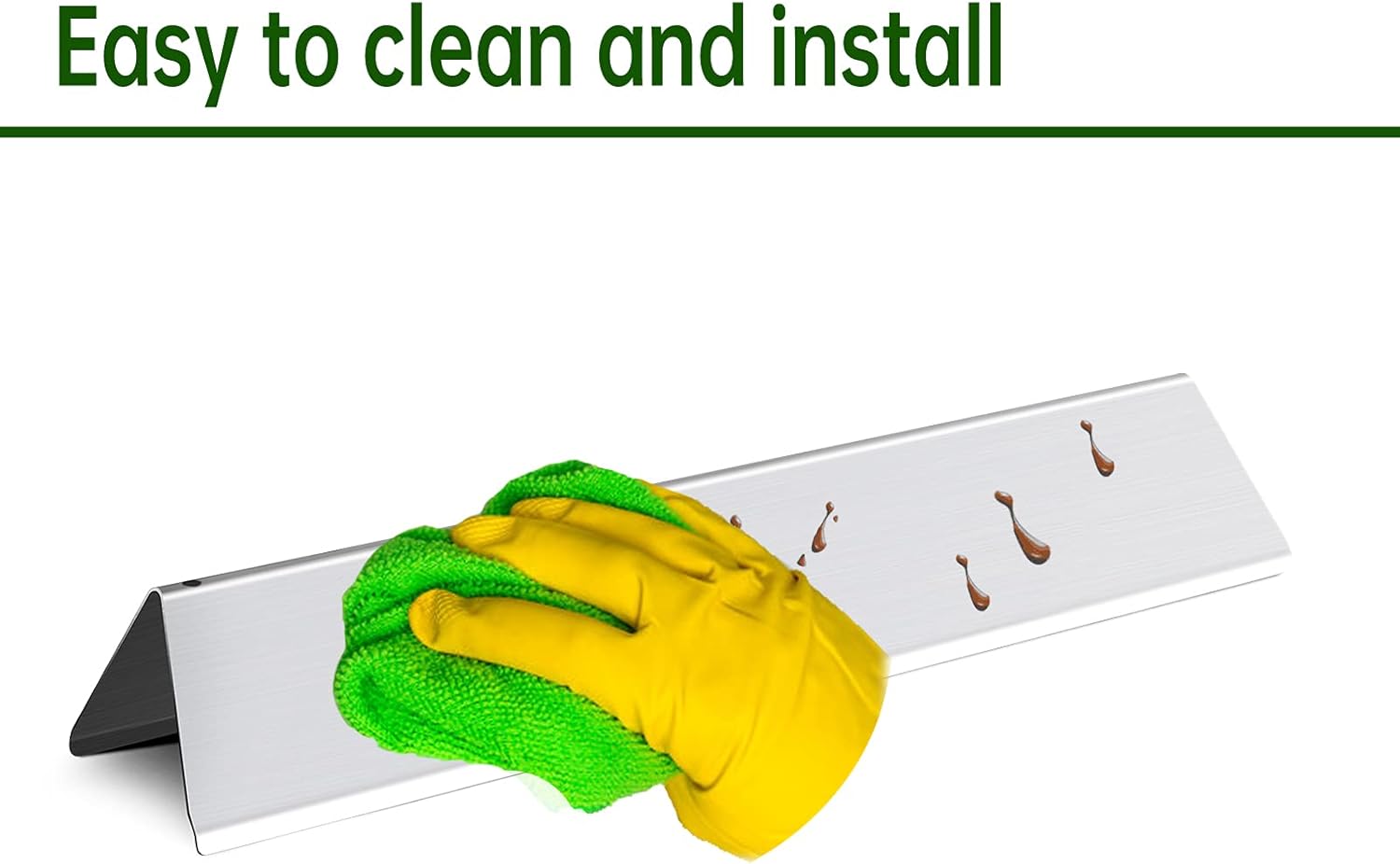 17.5” Grill Grates Replacement for 7637 7635 Weber Spirit I Spirit II E-210, S-210, E-220, S-220 With Front-Mounted Control Panels,Flavorizer Bars Cooking Grid Parts 2 Burners Spirit 200 Series