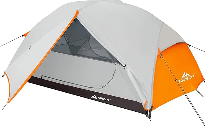 Forceatt Tent for 2 and 3 Person is Waterproof and Windproof, Camping Tent for 3 to 4 Seasons,Lightweight Aluminum Pole Backpacking Tent Can be Set Up Quickly,Great for Hiking