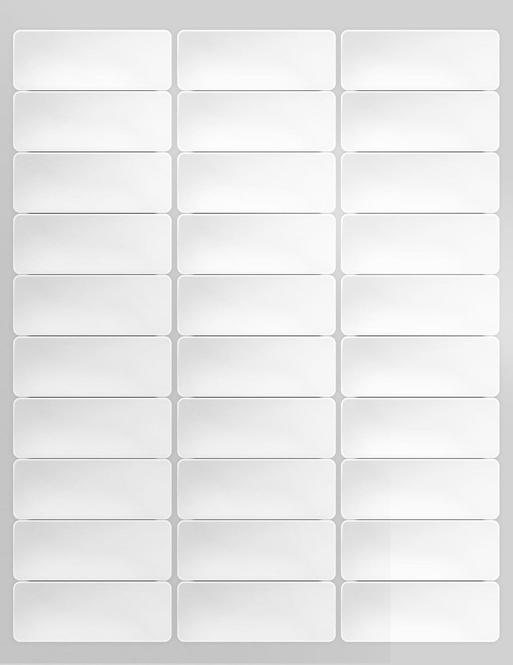 enKo 1 x 2-5/8 Inch 30 Up Return Mailing Address Labels White Printable FBA Labels (300 Sheets, 9000 Labels)