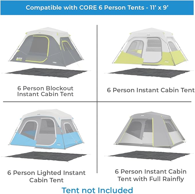 CORE Outdoor Tent Footprints | Perfect Tarp Camping Accessories
