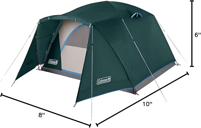 Coleman Skydome Tent with Full-Fly Weather Vestibule