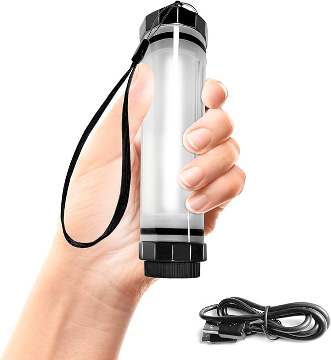 SunJack LightStick – Waterproof Rechargeable Light with Power Bank, Hiking, Backpacking and Camping Essentials Gear Accessories, Emergency Survival and Hurricane Preparedness Items Supplies