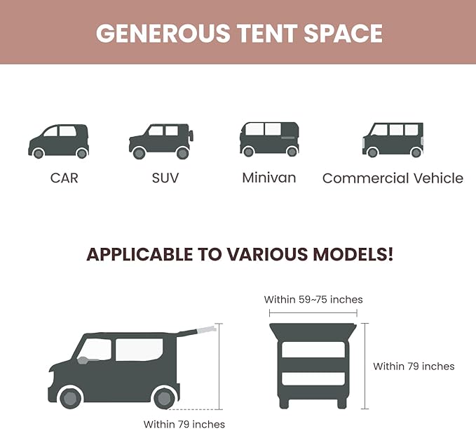 S'More Glamping Tent with Porch, 2/3/4/5/6 Person Durable Weatherproof Camping Tent, Large Family Tent with Room Divider, Easy Setup Tent with Screen Room