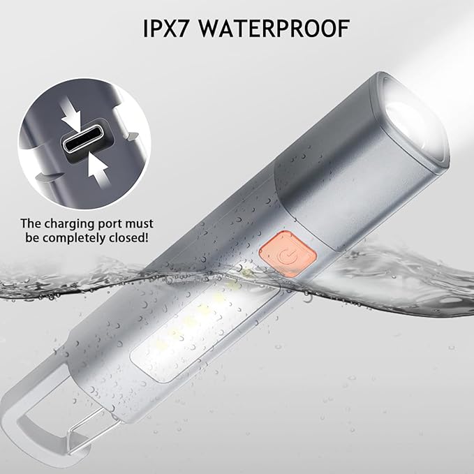 Rechargeable LED Flashlights High Lumens, 20,000 Lumens Super Bright Flashlight with USB Cable and Hook, 3 Modes, Waterproof Flash Light Handheld Powerful Flashlight for Home Camping ﻿- 2 Pack