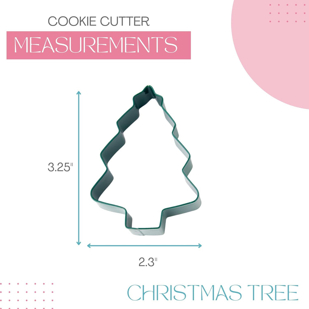 Cookie Cutter Kingdom, Christmas Cookie Cutters, Cookie Cutters Shape, Mold for Cakes Biscuits and Sandwiches (Christmas Tree)