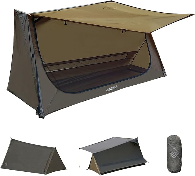 onewind Ultralight One Person Bivy Tent, Backpacking Tent for Single Person Waterproof Silnylon Lightweight for Camping Backpacking Hiking, NO Trekking Pole