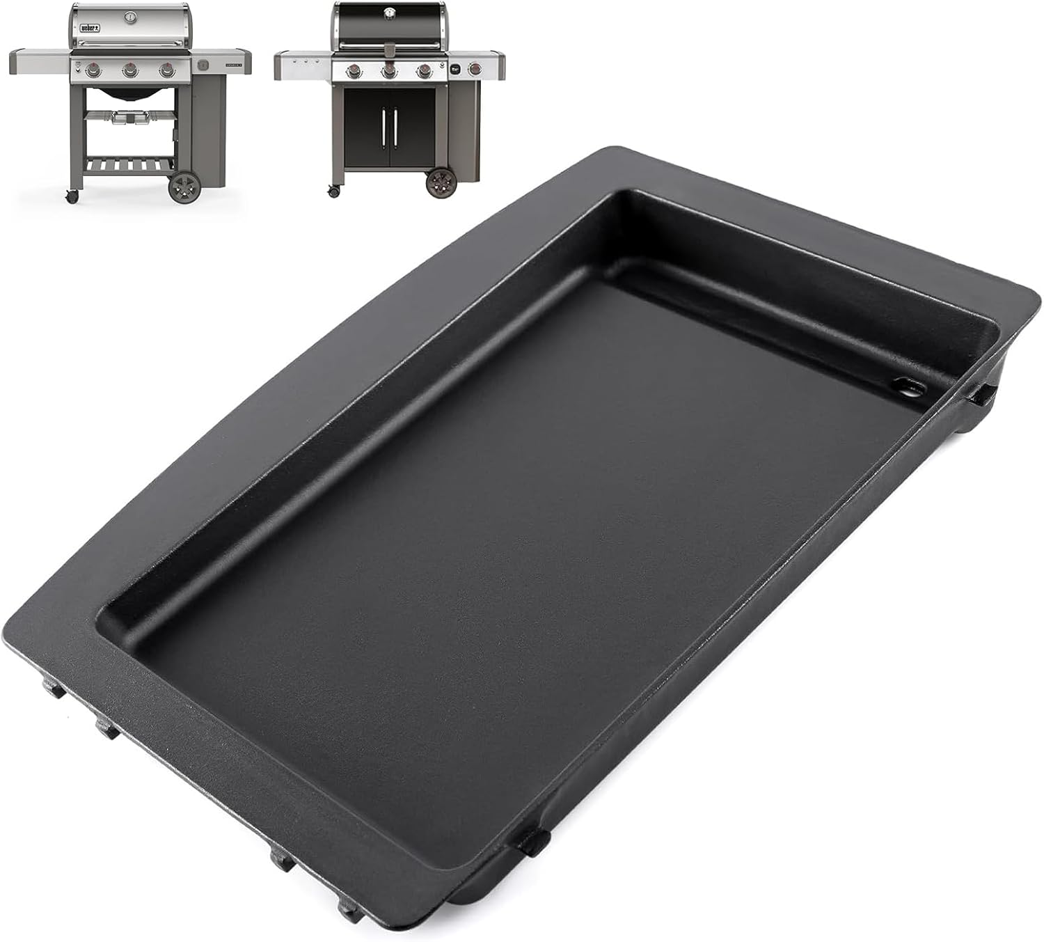 for Weber Genesis 2 Grill Parts - Genesis II Griddle for Weber Genesis II 300/600 Series Grills, GS4 Genesis II E-310, II S-310, II E/S-315, II E/S-325, II E/S-335, Replace for 7599 Cast Iron Griddle